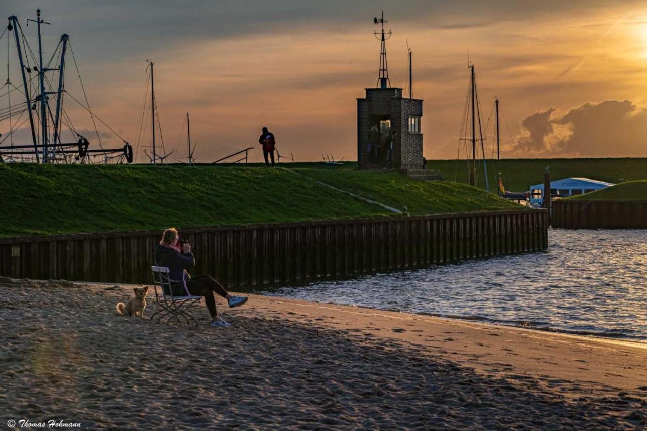 Ferienwohnung Reethuus 7, Fewo Vermittlung Nordsee Dangast Esterno foto